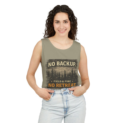 No Backup Unisex Garment-Dyed Tank Top