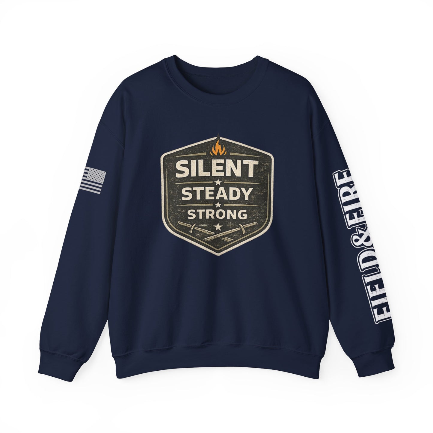 Silent Steady Strong Unisex Heavy Blend™ Crewneck Sweatshirt