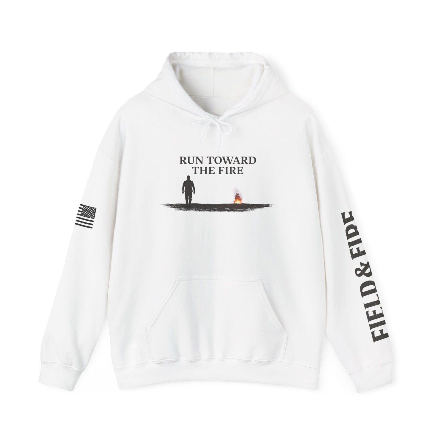 Run Toward The Fire Unisex Heavy Blend™ Hooded Sweatshirt