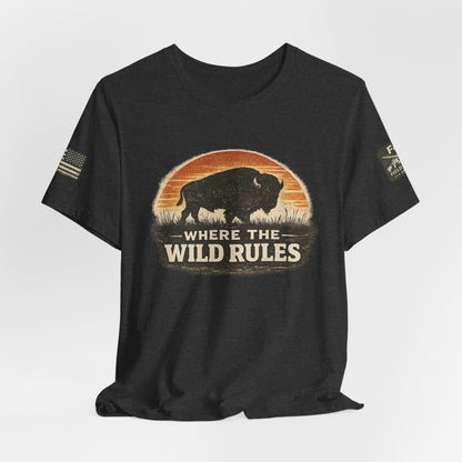 Where The Wild Rules Unisex Jersey Short Sleeve Tee
