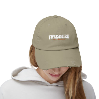 FNF Unisex Distressed Cap - Light Olive