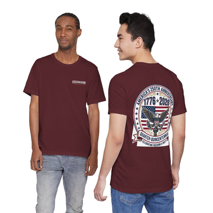Happy 250th MERICA! Unisex Jersey Short Sleeve Tee