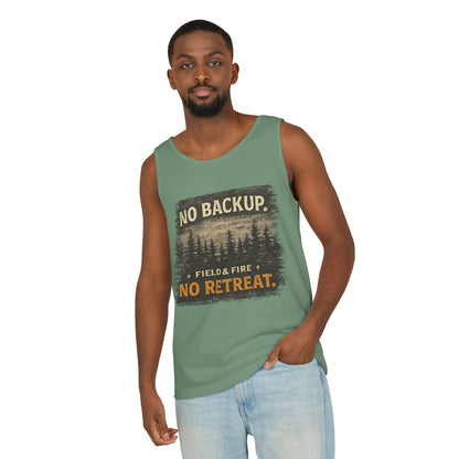 No Backup Unisex Garment-Dyed Tank Top