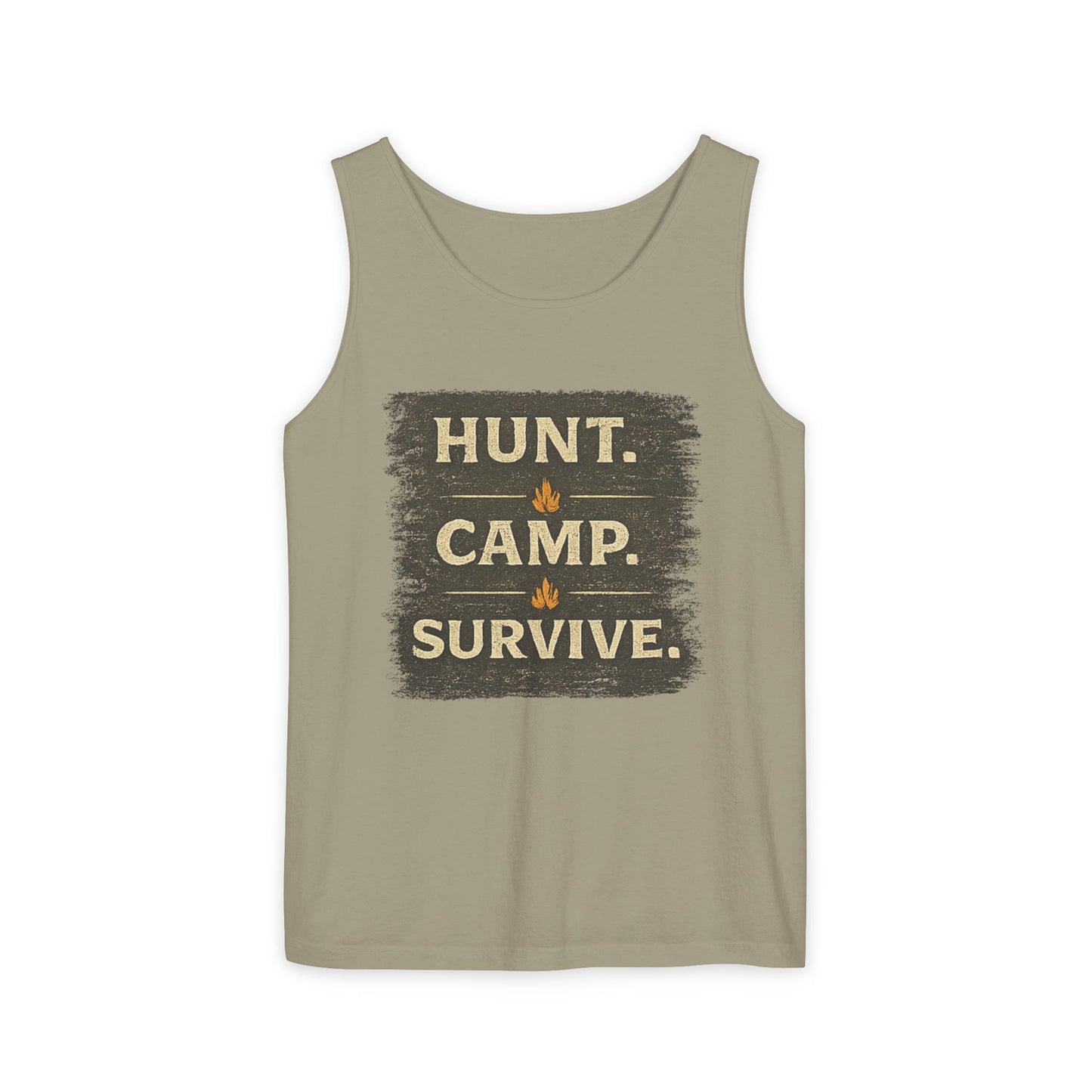 Hunt Camp Survive Unisex Garment-Dyed Tank Top