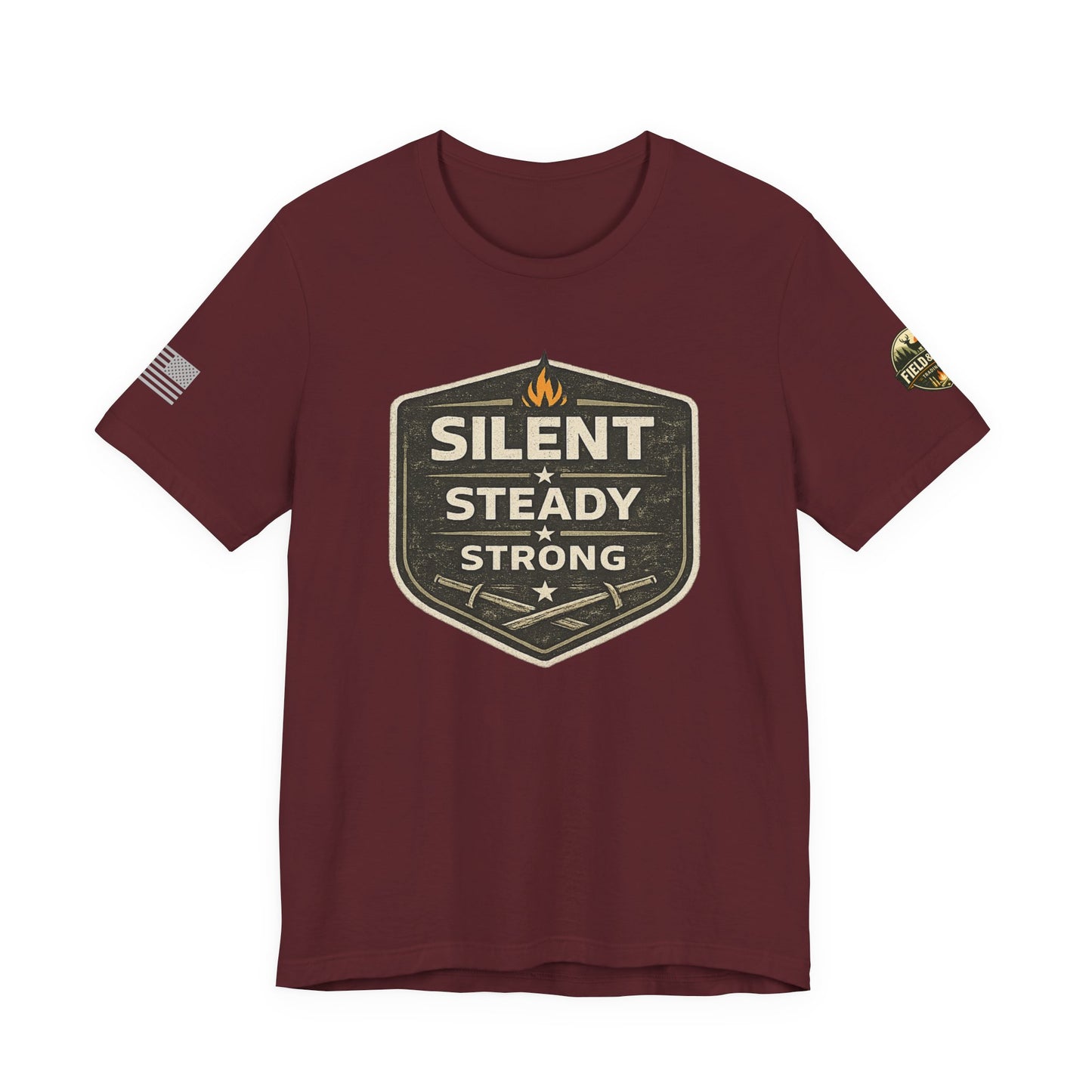 Silent Steady Strong Unisex Jersey Short Sleeve Tee