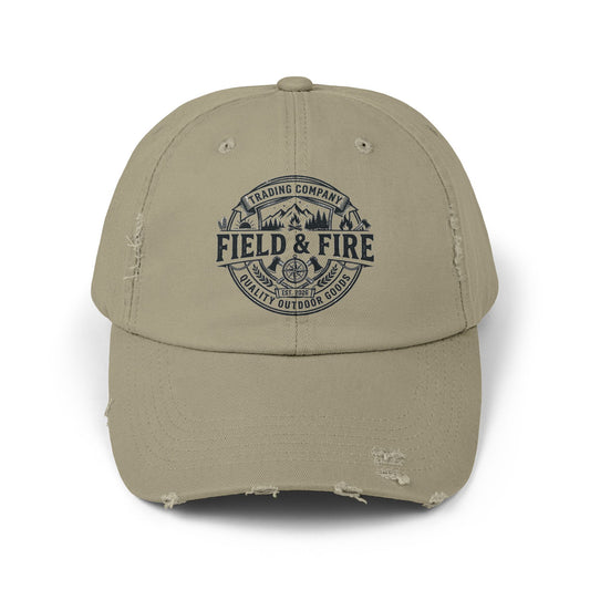 FNF Medallion Unisex Distressed Cap - Black Graphic