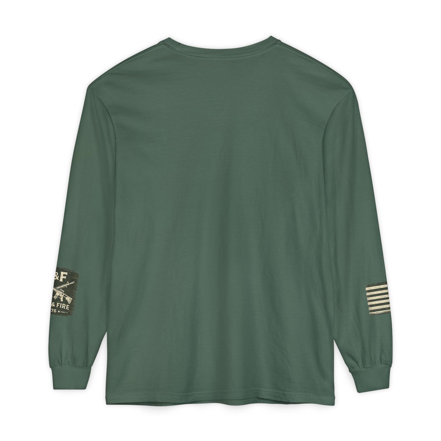 Tested By Fire Unisex Garment-dyed Long Sleeve T-Shirt