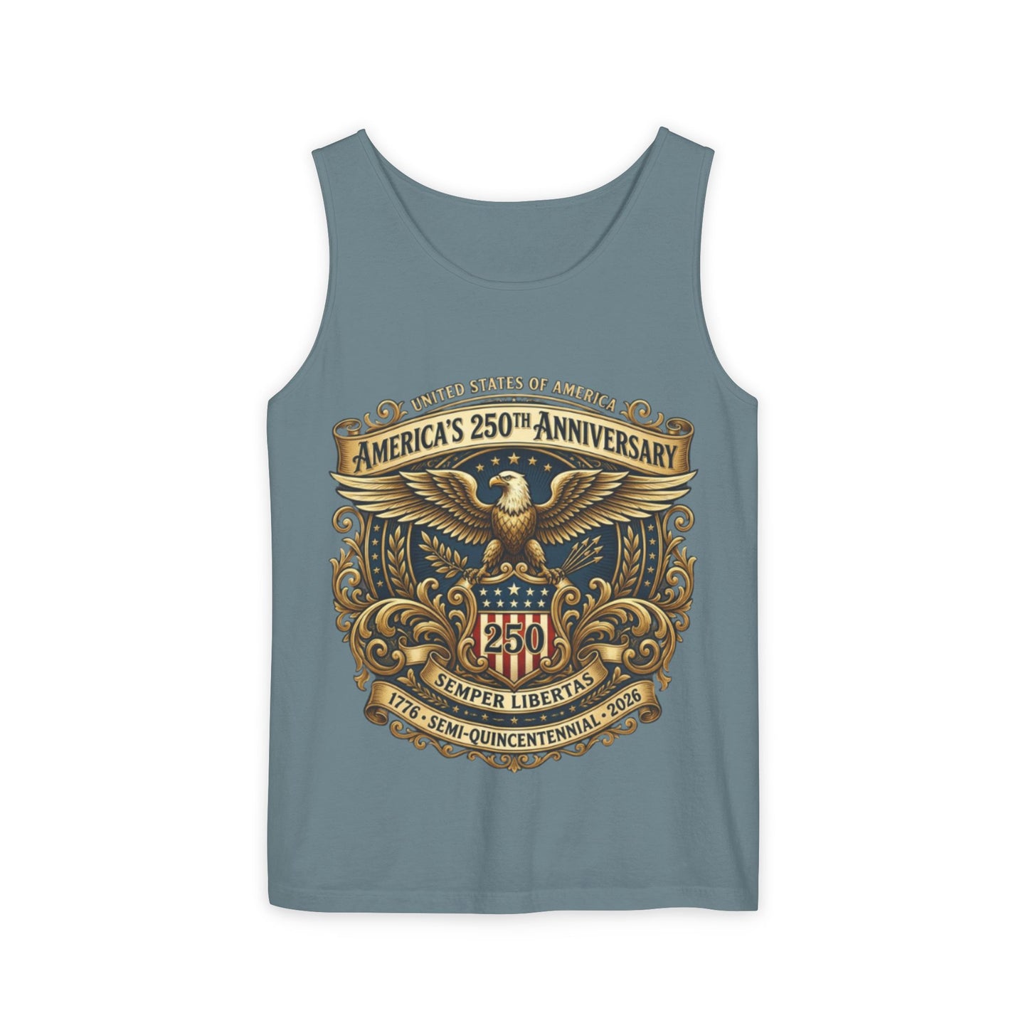 USA 250th Anniversary Unisex Garment-Dyed Tank Top