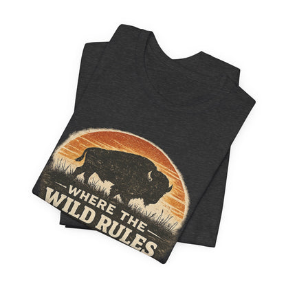 Where The Wild Rules Unisex Jersey Short Sleeve Tee