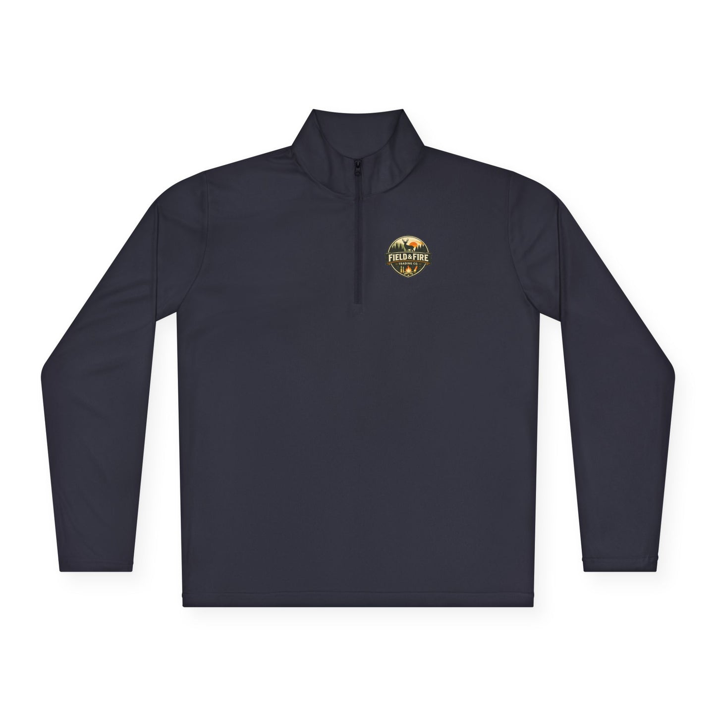 Field & Fire Trading Co Logo Unisex Quarter Zip Pullover
