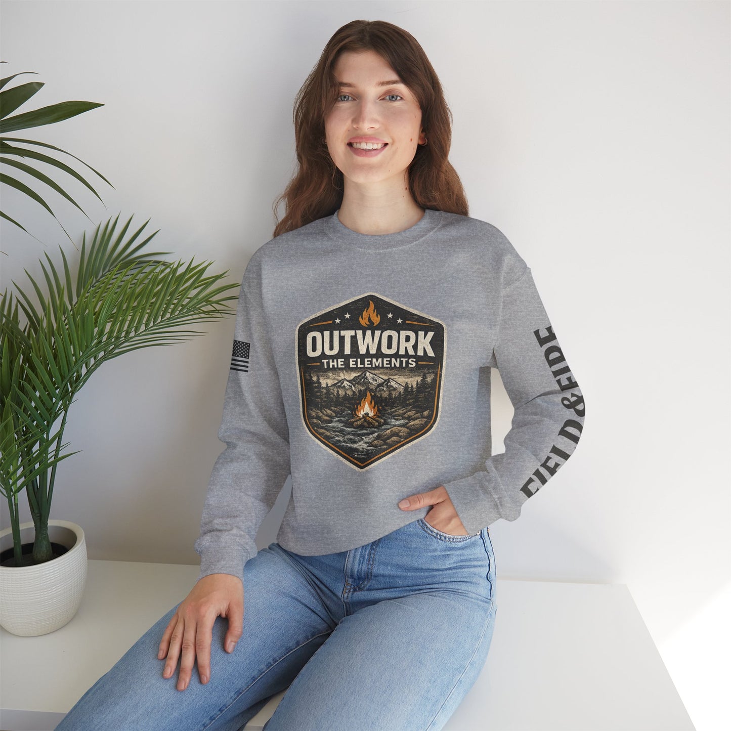Outwork The Elements Unisex Heavy Blend™ Crewneck Sweatshirt