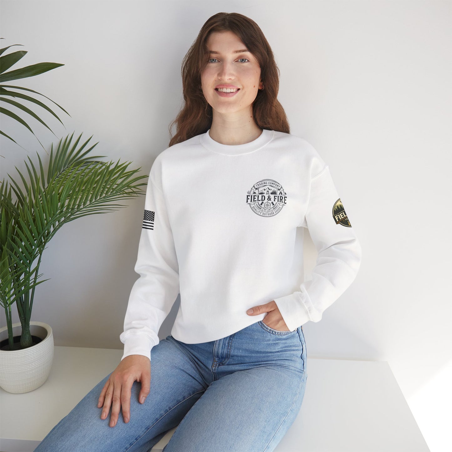 FNF Classic Medallion Unisex Heavy Blend™ Crewneck Sweatshirt