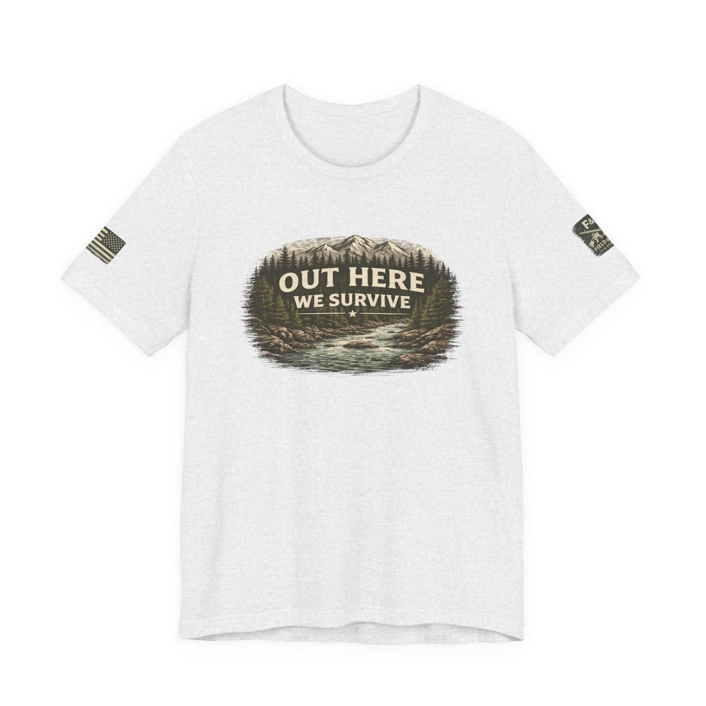 Out Here We Survive Unisex Jersey Short Sleeve Tee