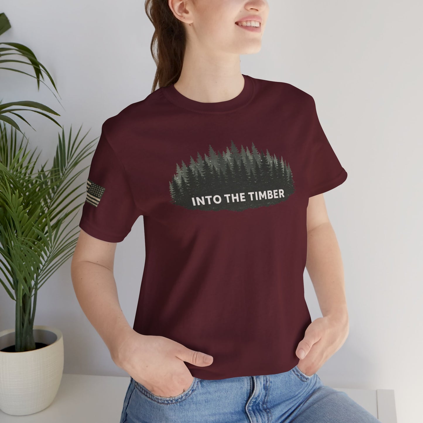 Into The Timber Unisex Jersey Short Sleeve Tee
