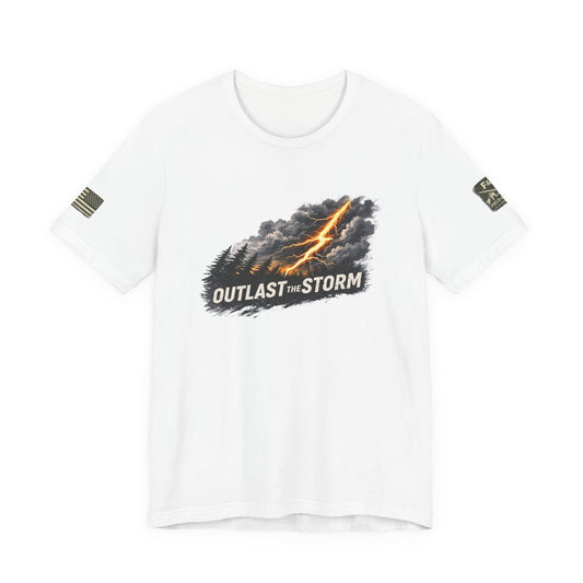 Outlast The Storm Unisex Jersey Short Sleeve Tee