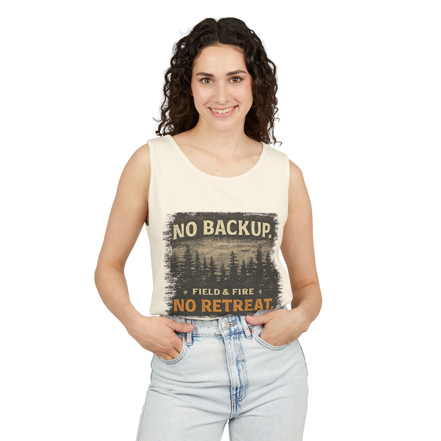 No Backup Unisex Garment-Dyed Tank Top