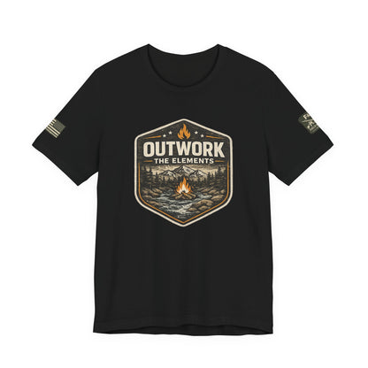 Outwork The Elements Unisex Jersey Short Sleeve Tee