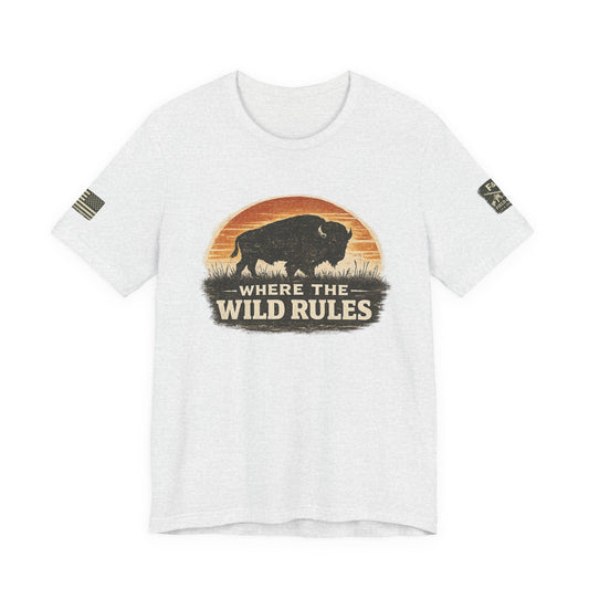 Where The Wild Rules Unisex Jersey Short Sleeve Tee