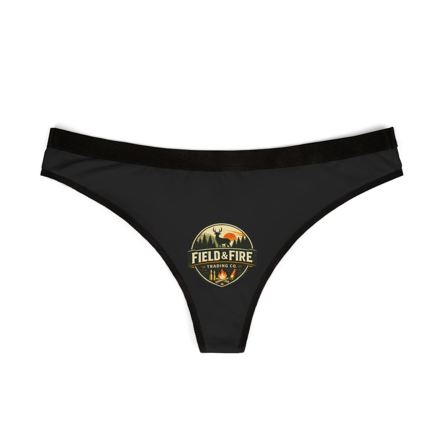 FNF Women's Black Thong