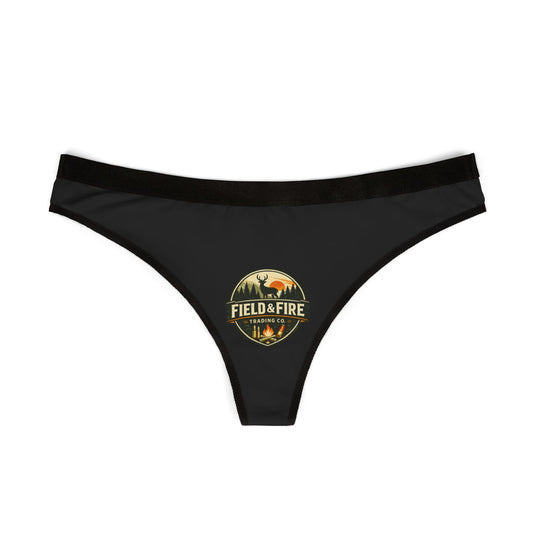 FNF Women's Black Thong
