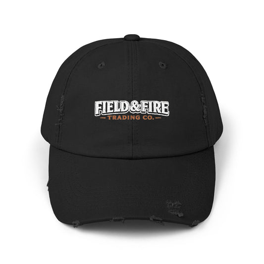 FNF Unisex Distressed Cap - Black