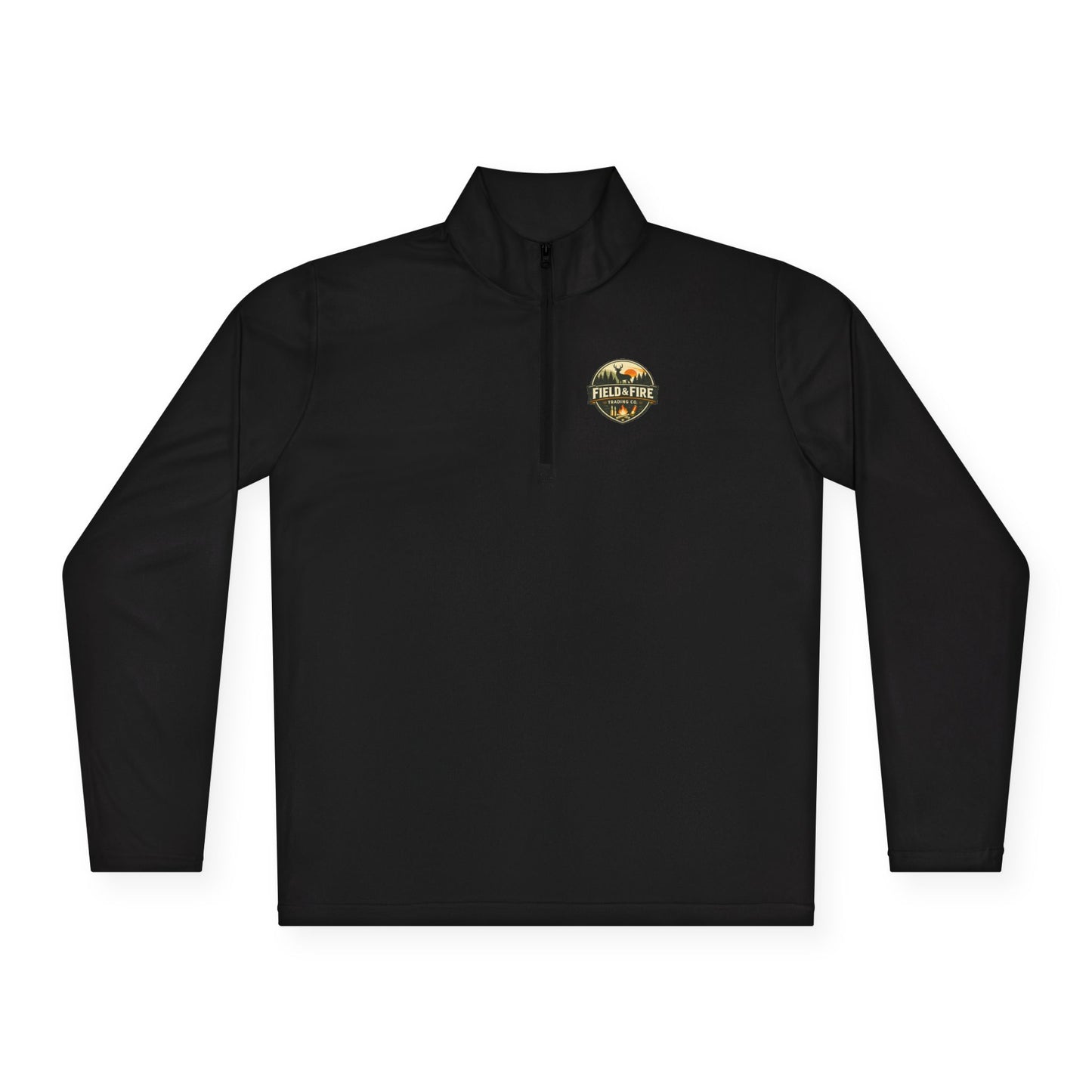 Field & Fire Trading Co Logo Unisex Quarter Zip Pullover