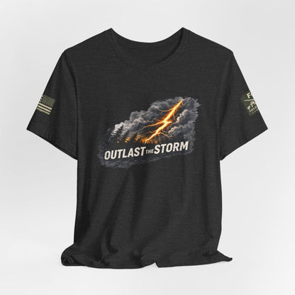 Outlast The Storm Unisex Jersey Short Sleeve Tee