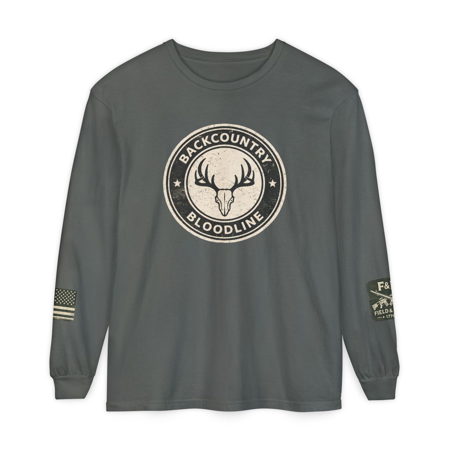 Backcountry Bloodline Unisex Garment-dyed Long Sleeve T-Shirt