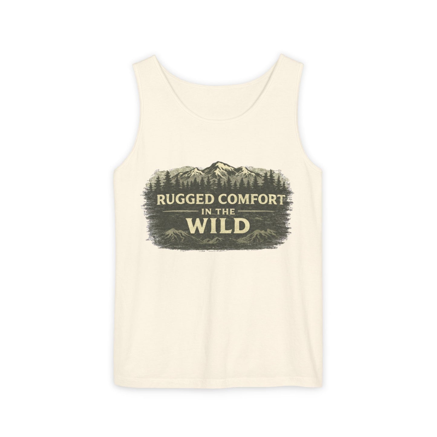 Rugged Comfort In The Wild Unisex Garment-Dyed Tank Top