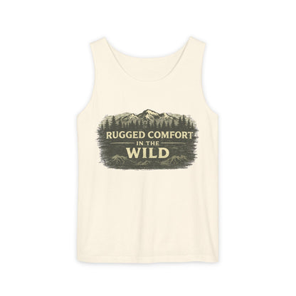 Rugged Comfort In The Wild Unisex Garment-Dyed Tank Top