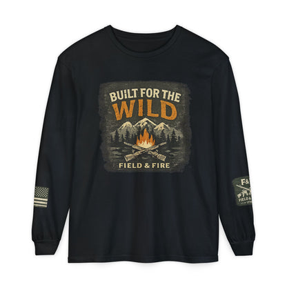 Built For The Wild Unisex Garment-dyed Long Sleeve T-Shirt