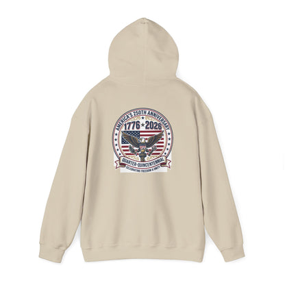 Happy 250th MERICA! Unisex Heavy Blend™ Hooded Sweatshirt